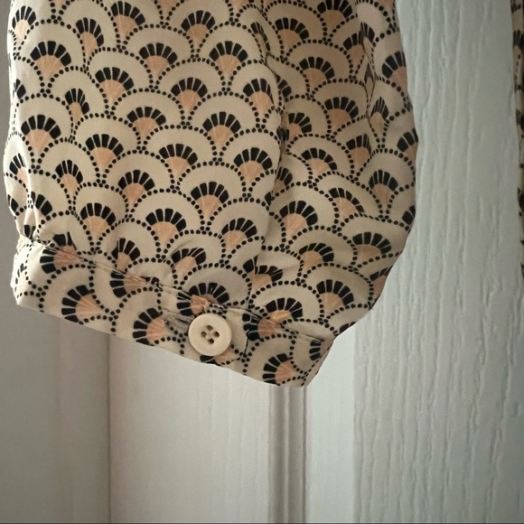 scallop geometric print dress - Picture 10 of 10